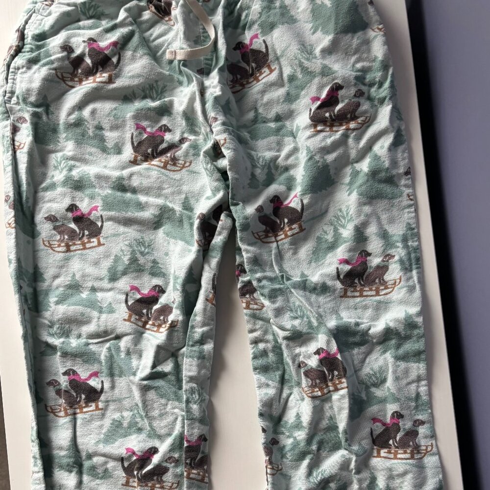 LL Bean flannel pajamas, size xs